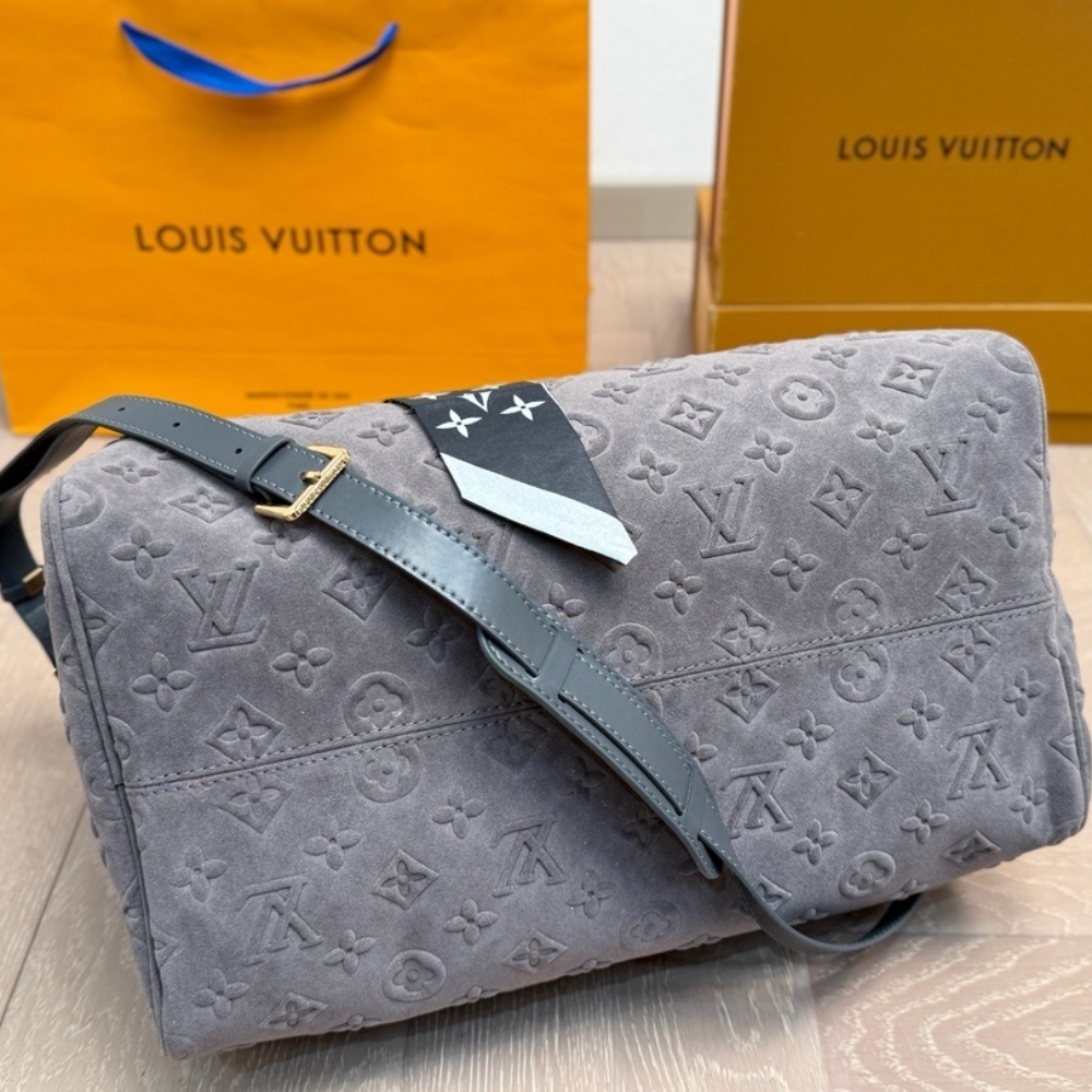 LOUIS VUITTON SPEEDY P9 BANDOULIÈRE 40 GRAY 40CM M15225 - Image 8