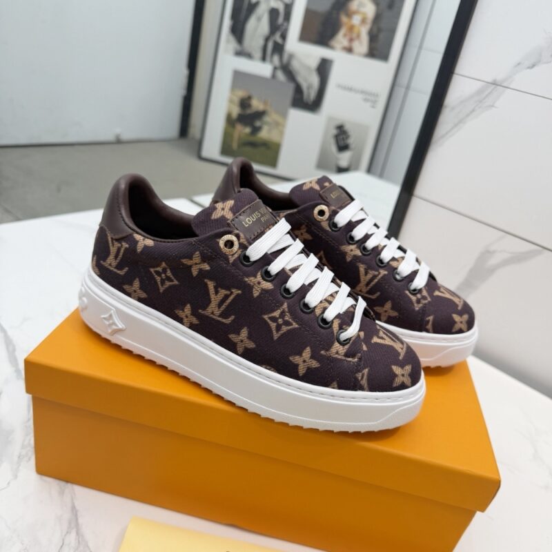 Alternative view of Louis Vuitton Time Out Sneaker Brown 1Aivbl