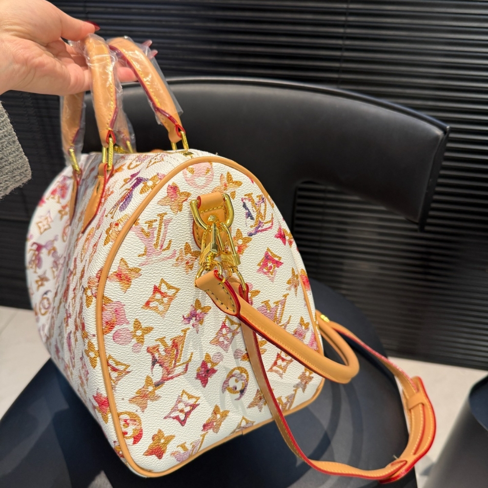 Louis Vuitton Aquarelle Watercolor Speedy 35 White 30Cm - Image 6