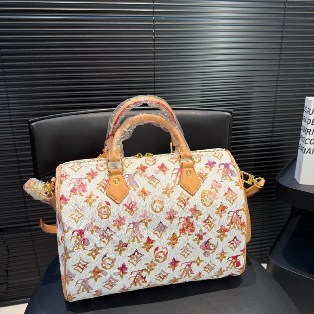 Louis Vuitton Aquarelle Watercolor Speedy 35 White 30Cm - Image 7