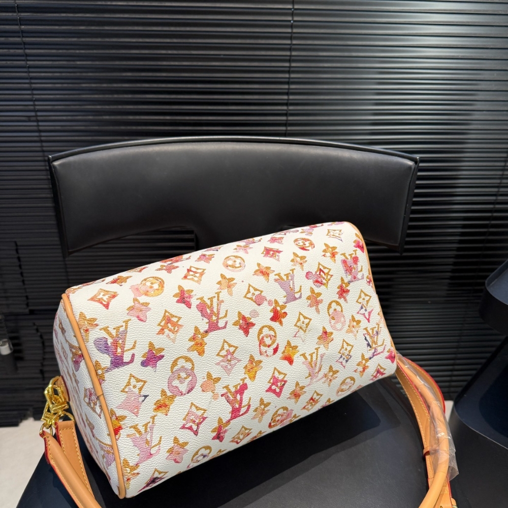 Louis Vuitton Aquarelle Watercolor Speedy 35 White 30Cm - Image 8