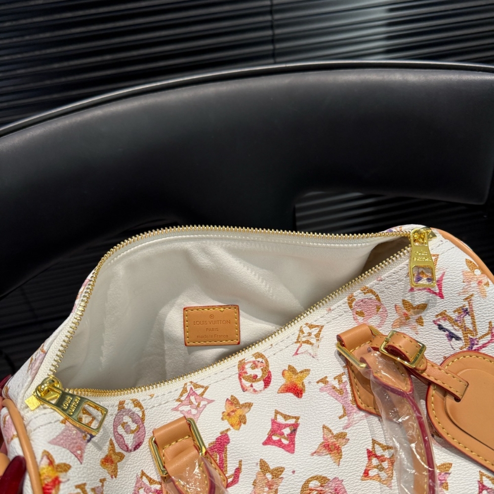 Louis Vuitton Aquarelle Watercolor Speedy 35 White 30Cm - Image 10