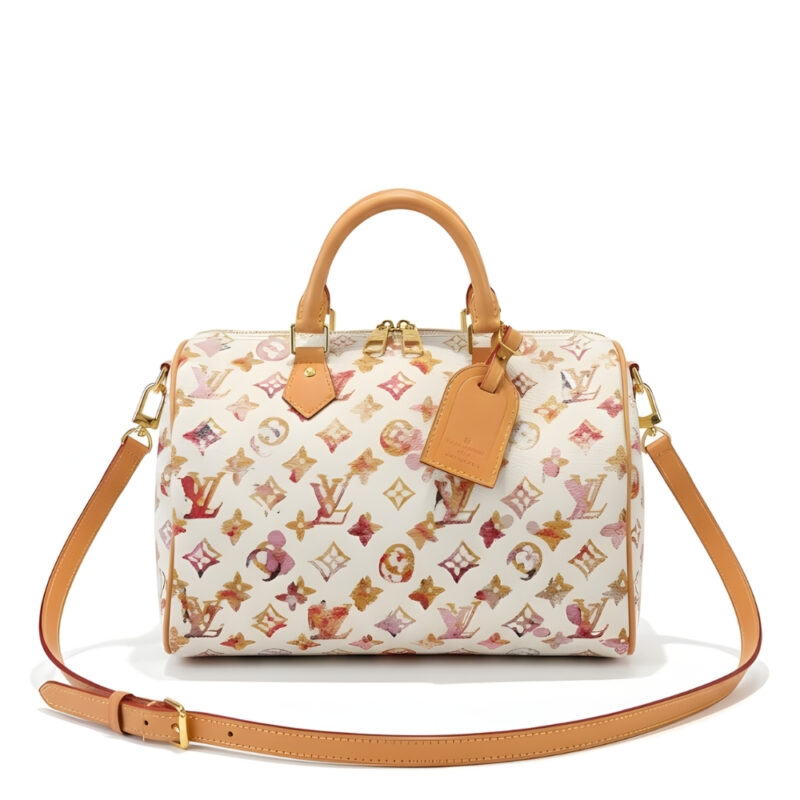 Louis Vuitton Aquarelle Watercolor Speedy 35 White 30Cm
