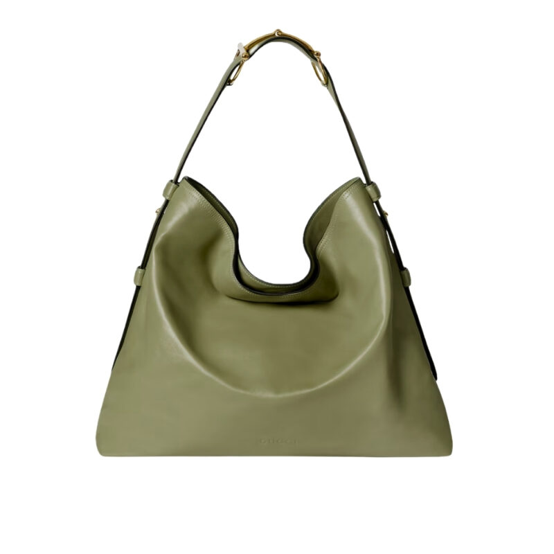 GUCCI BEATRIX LARGE TOTE BAG SAGE GREEN LEATHER 40CM ‎850546 AAFK4 3920