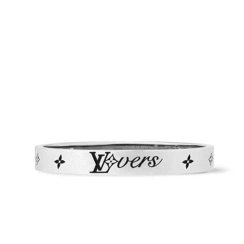 LOUIS VUITTON LV TOWARDS BANGLE SILVER M1394M