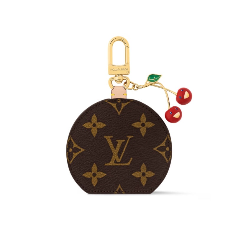 LOUIS VUITTON CERISE AND BLOOMING FLOWERS BAG CHARMS