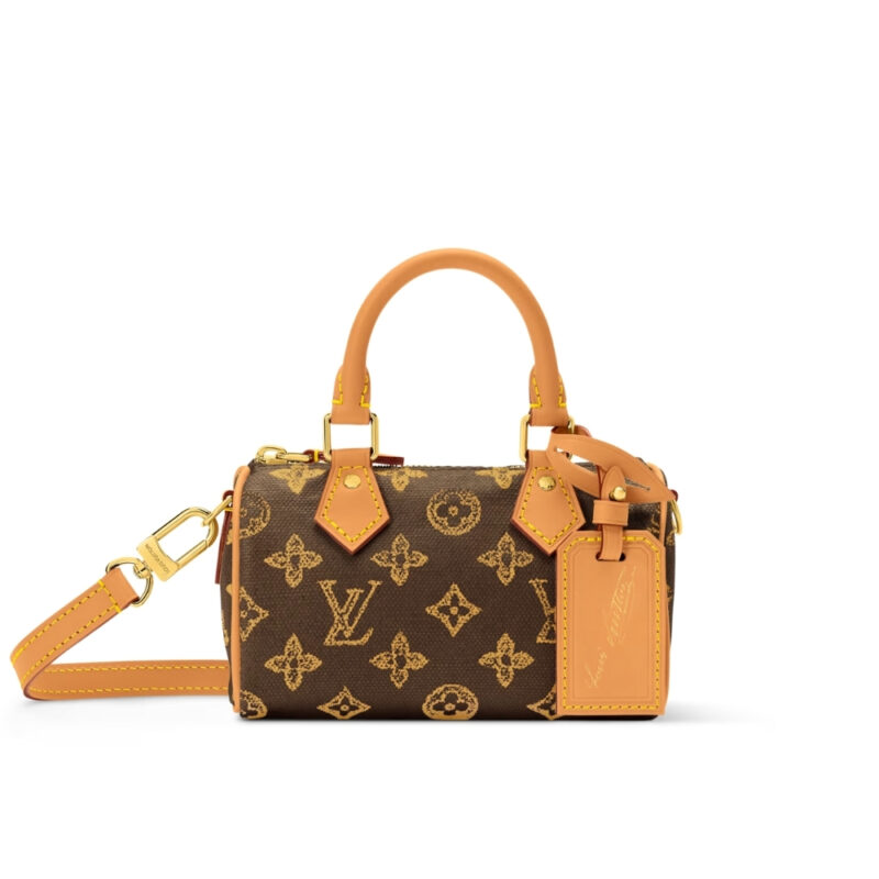 Louis Vuitton Nano Speedy Monogram Origine Ebene 16Cm M27610