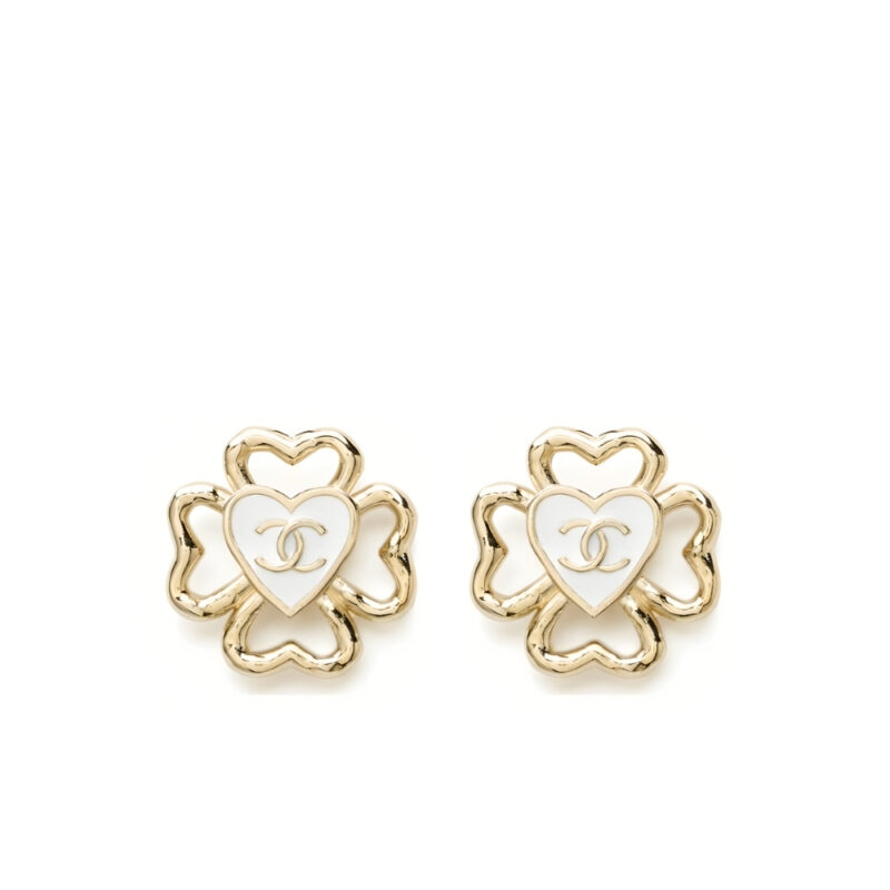 CHANEL STUD EARRINGS IN GOLD METAL ABF311 B19851 NAFGV