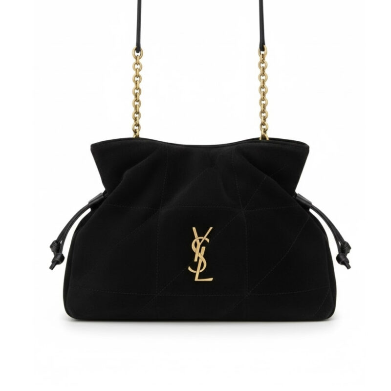 Saint Laurent Jamie Shoulder Pouch In Black 26Cm