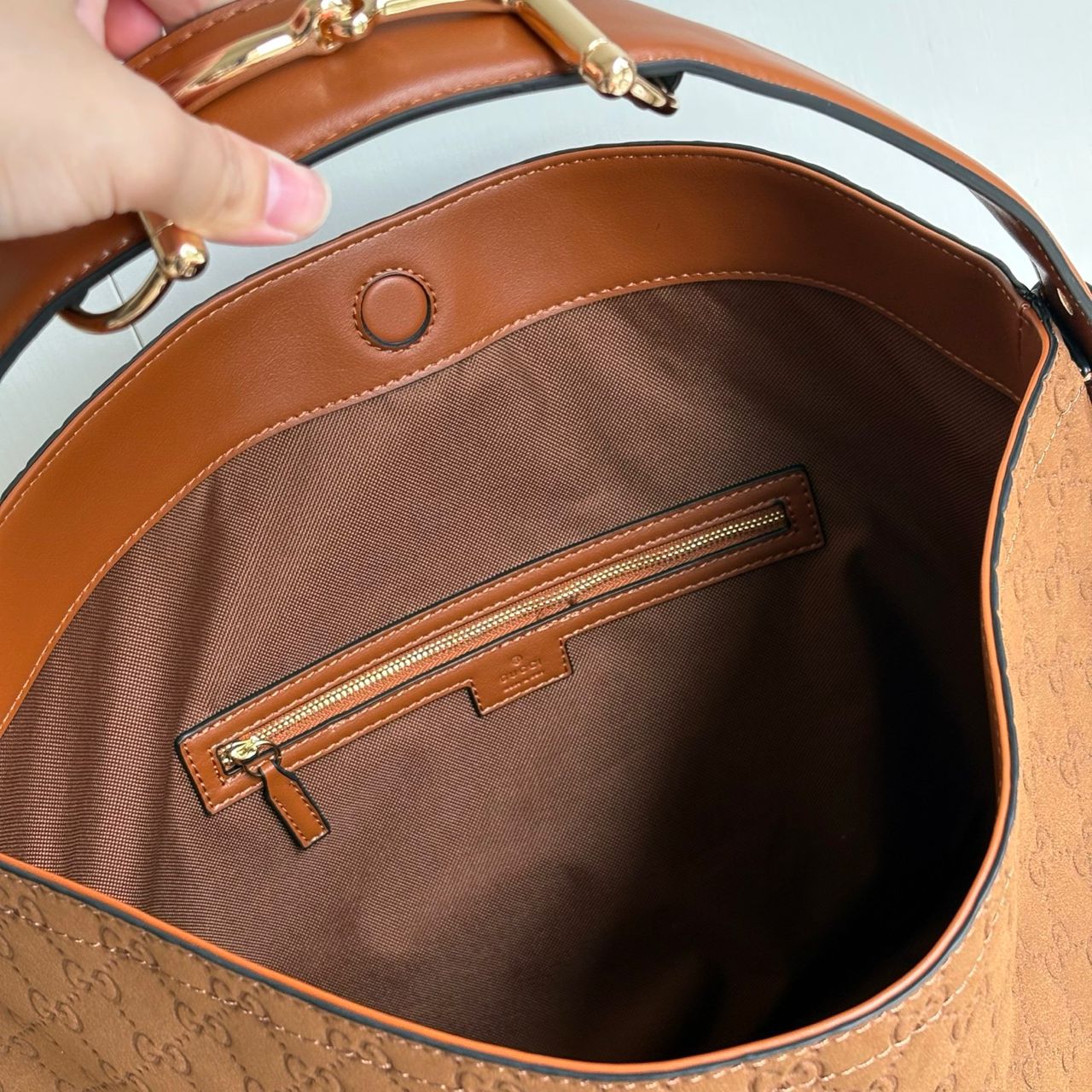 GUCCI BEATRIX LARGE TOTE BAG BROWN 40CM 850926 AAFOJ 2118 - Image 6