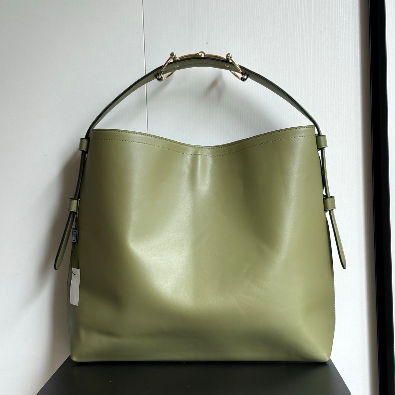 GUCCI BEATRIX LARGE TOTE BAG SAGE GREEN LEATHER 40CM β850546 AAFK4 3920 - Image 4
