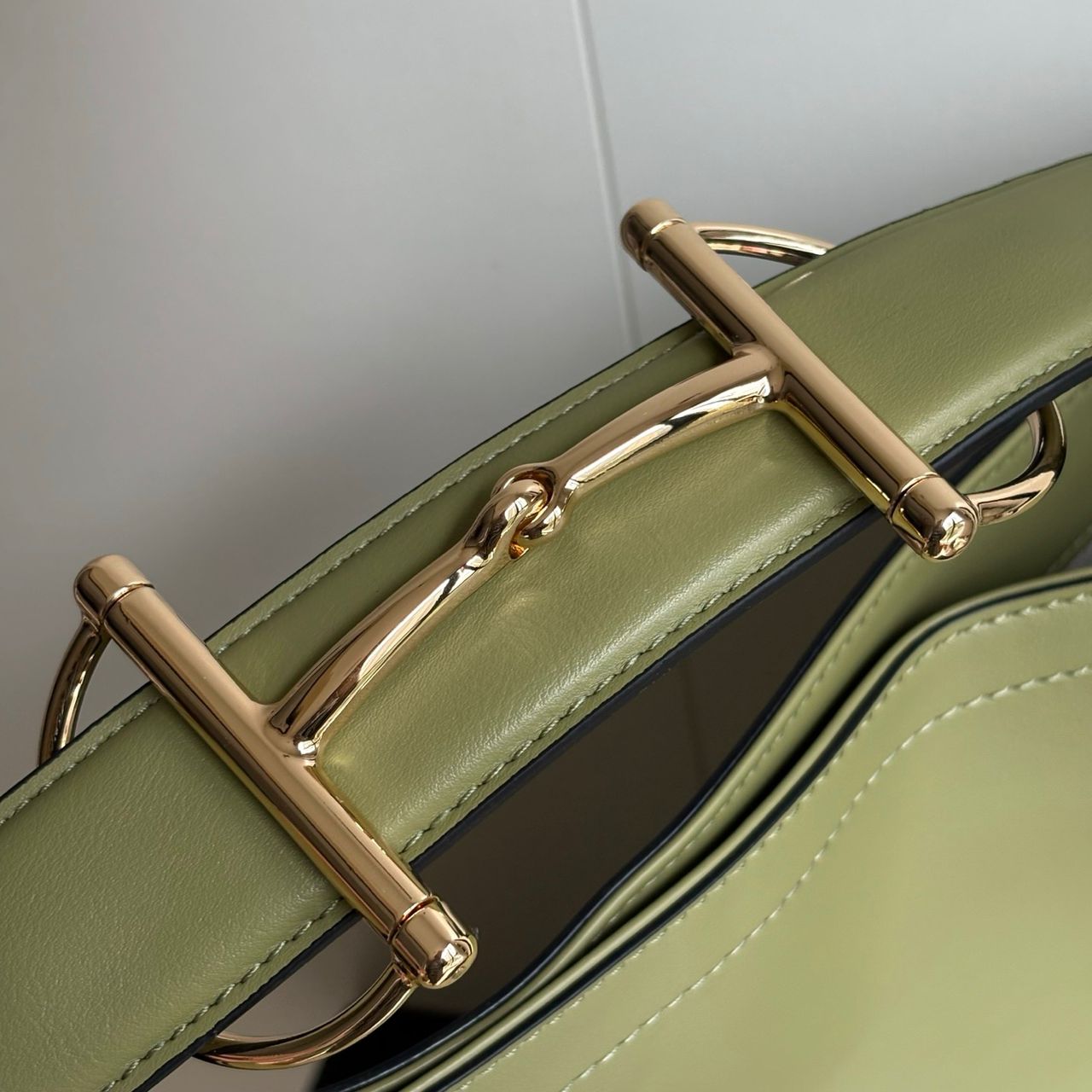 GUCCI BEATRIX LARGE TOTE BAG SAGE GREEN LEATHER 40CM β850546 AAFK4 3920 - Image 5