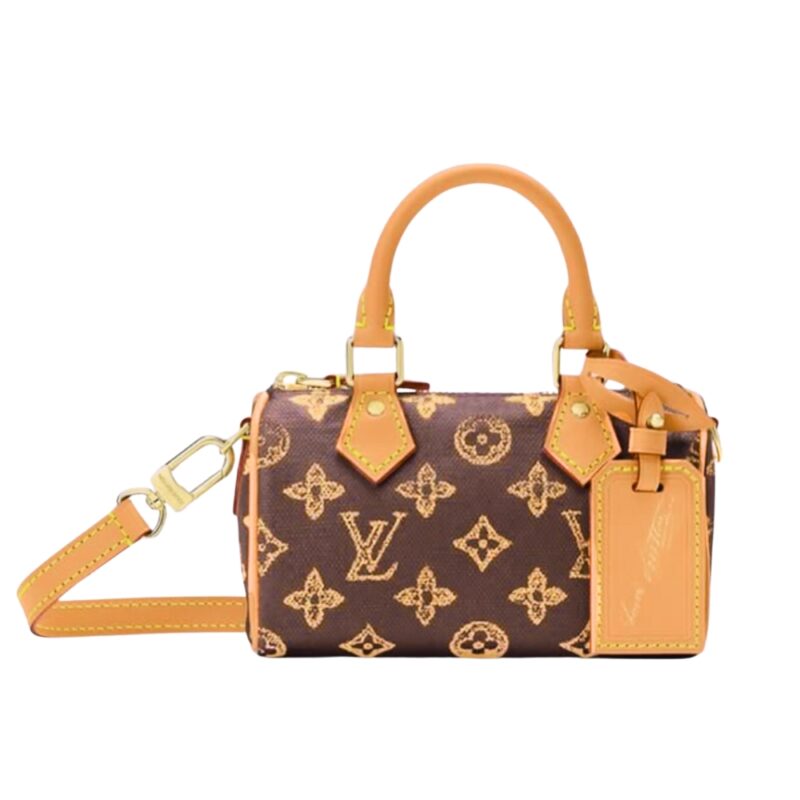 Louis Vuitton Nano Speedy Nv Monogram Origine Ebene 16Cm M27610