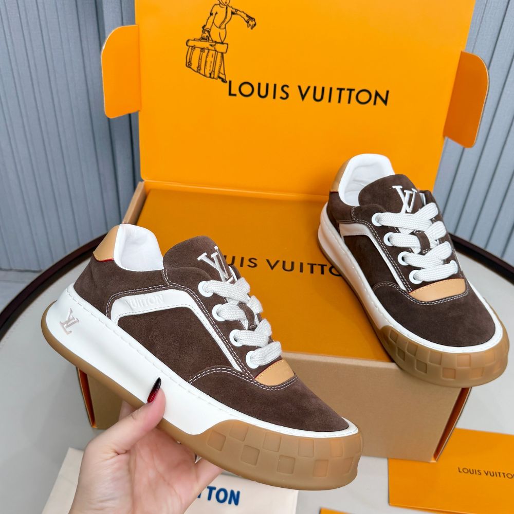Louis Vuitton LV Tilted Sneaker Brown 1AJ764 - Image 4