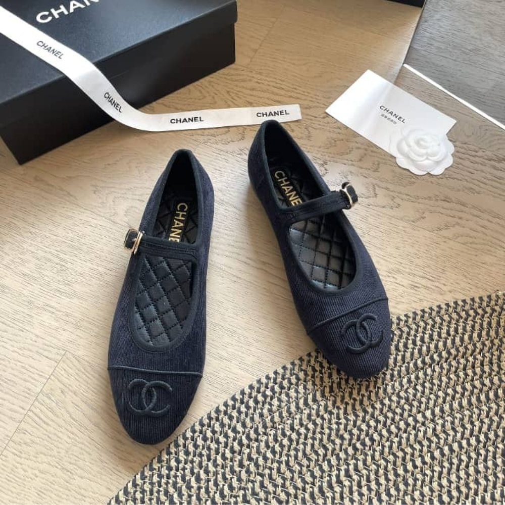 Chanel Mary Jane Ballet Flat Black - Image 2