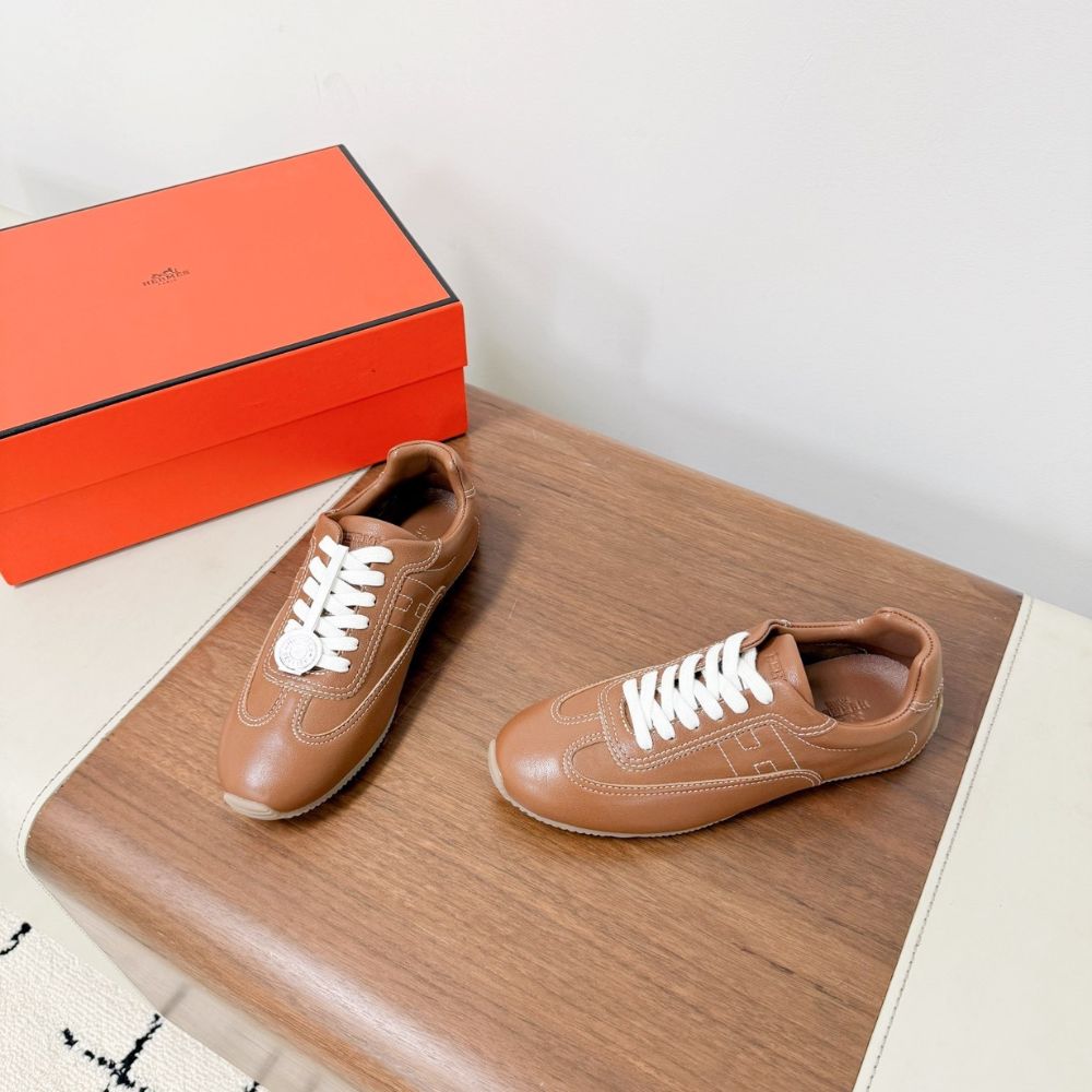 Hermes Master Sneaker Gold H261881ZH20400 - Image 7