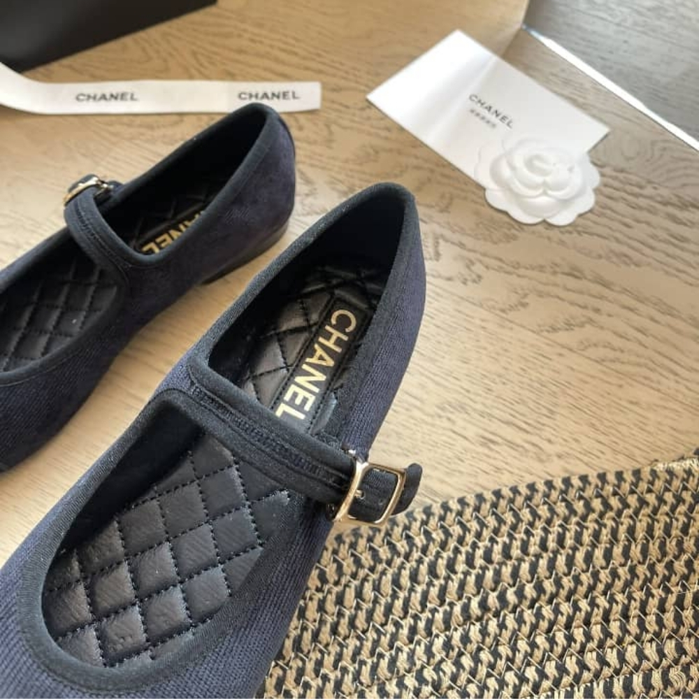 Chanel Mary Jane Ballet Flat Black - Image 5