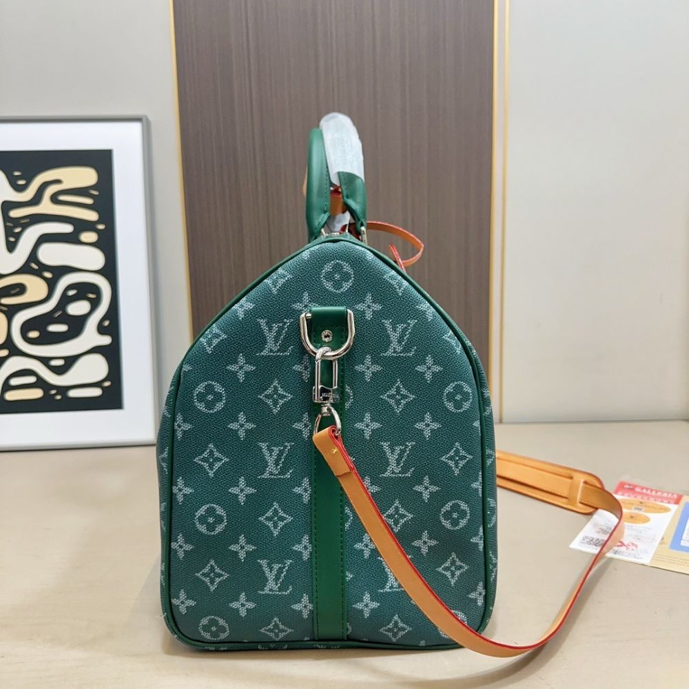 Louis Vuitton Keepall Bandoulière Epicea Green 50Cm M26866 - Image 5