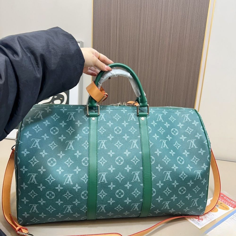 Louis Vuitton Keepall Bandoulière Epicea Green 50Cm M26866 - Image 6