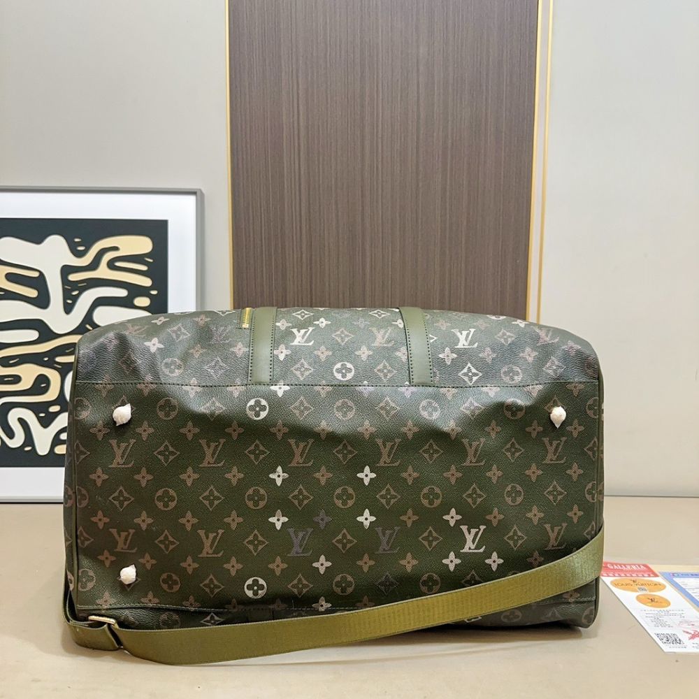 Louis Vuitton Keepall Backpack 50Cm Khaki Green M26964 - Image 9