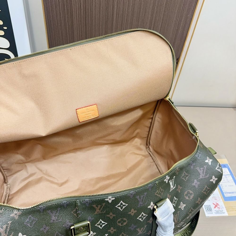 Louis Vuitton Keepall Backpack 50Cm Khaki Green M26964 - Image 10