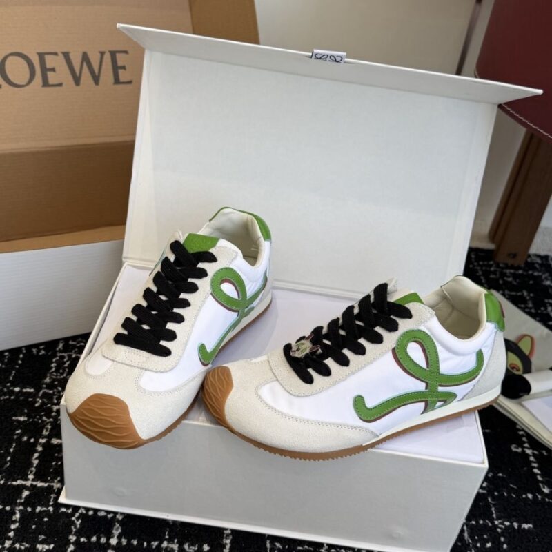 Alternative view of Loewe Ballet Runner 2.0 Grass Green And Dark Orang MBR2282X06