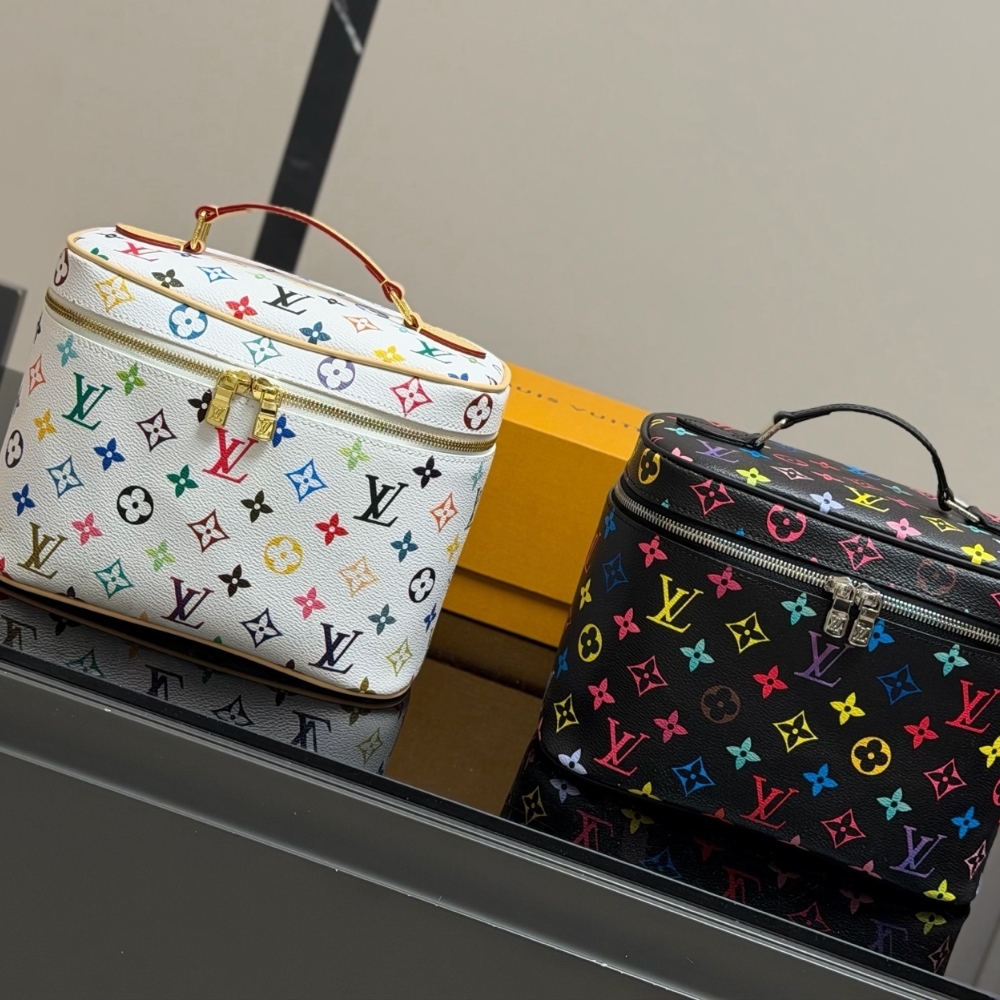 Louis Vuitton X Takashi Murakami Nice BB Multicolored White 24Cm M28340 - Image 8