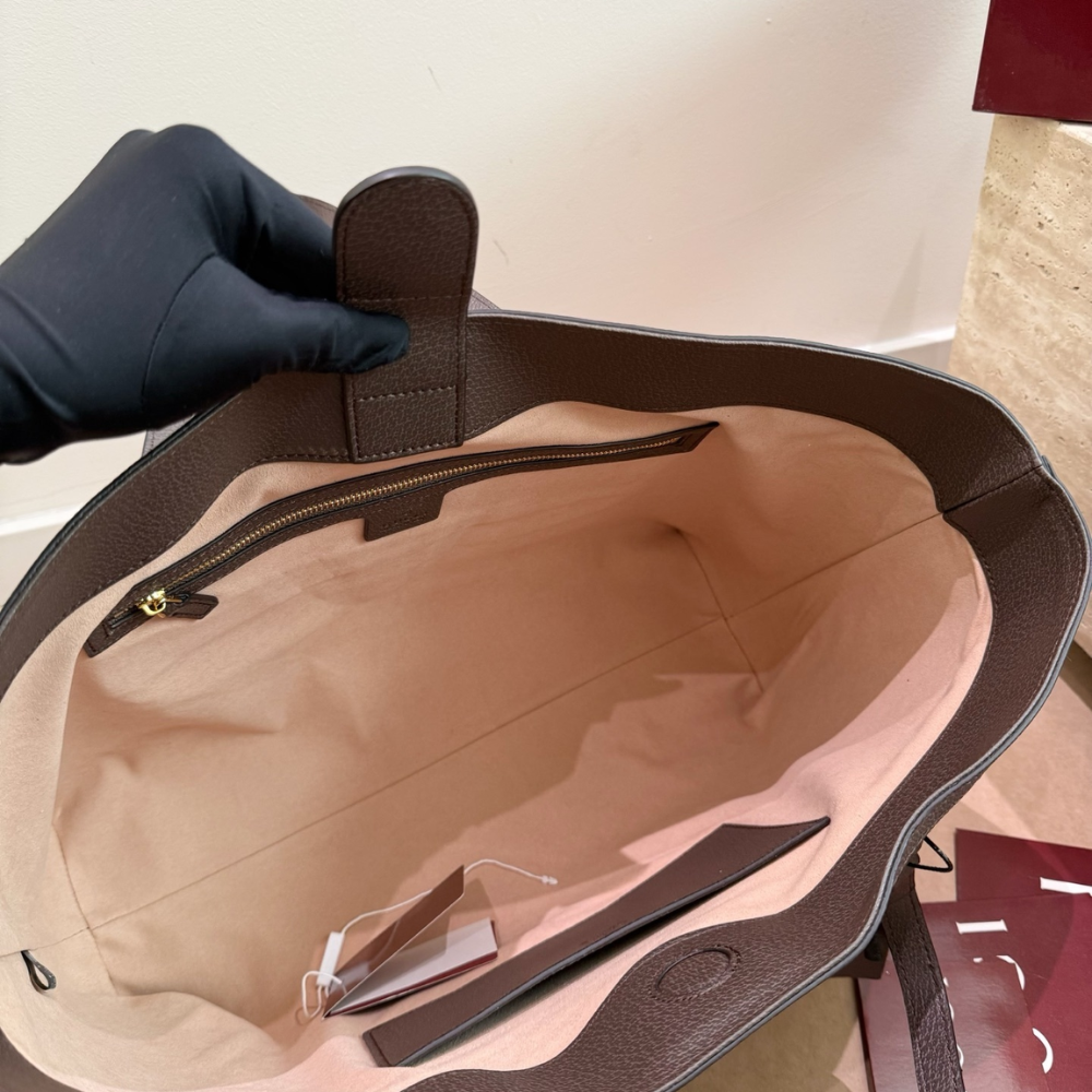 Gucci Ophidia Medium Tote Beige and Dark Brown 36Cm 631685 96IWB 8745 - Image 4