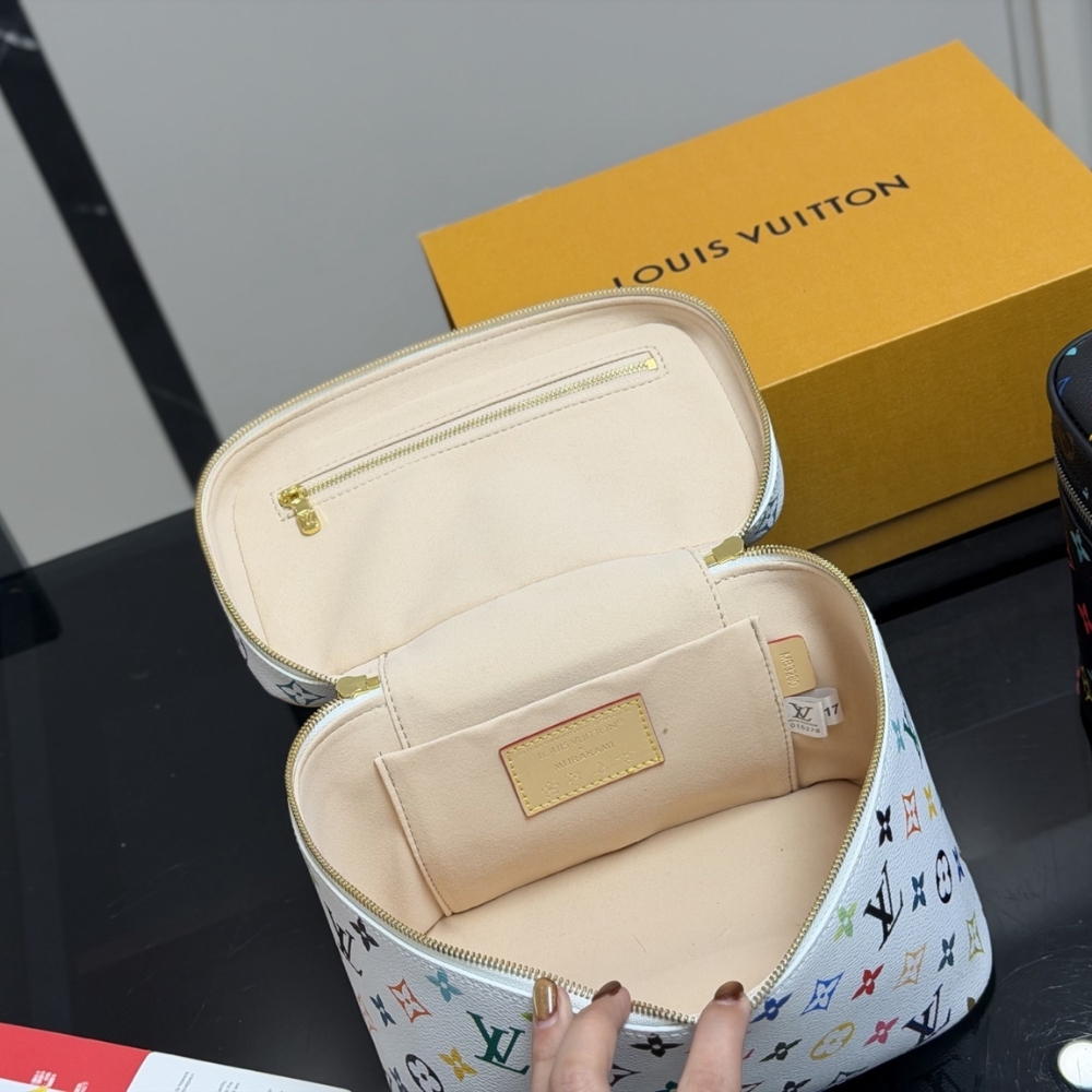 Louis Vuitton X Takashi Murakami Nice BB Multicolored White 24Cm M28340 - Image 7