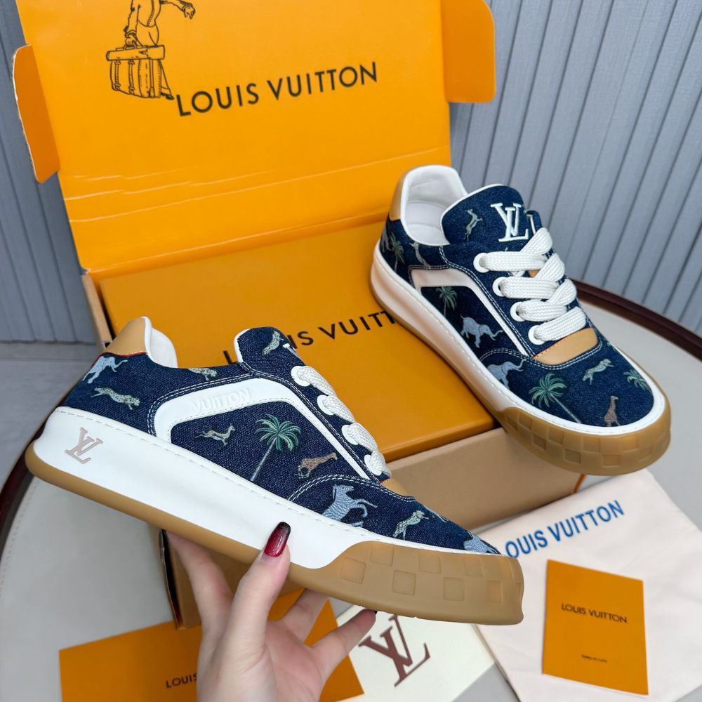 Louis Vuitton LV The Darjeeling Limited LV Tilted Sneaker Blue 1AJTLH - Image 2