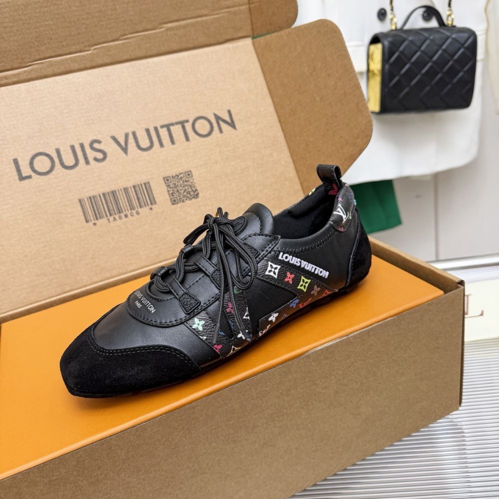 Louis Vuitton LV Sneakerina LV TM Black 1AJJTS - Image 4