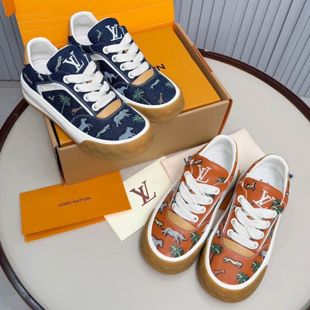 Louis Vuitton LV The Darjeeling Limited LV Tilted Sneaker Blue 1AJTLH - Image 9