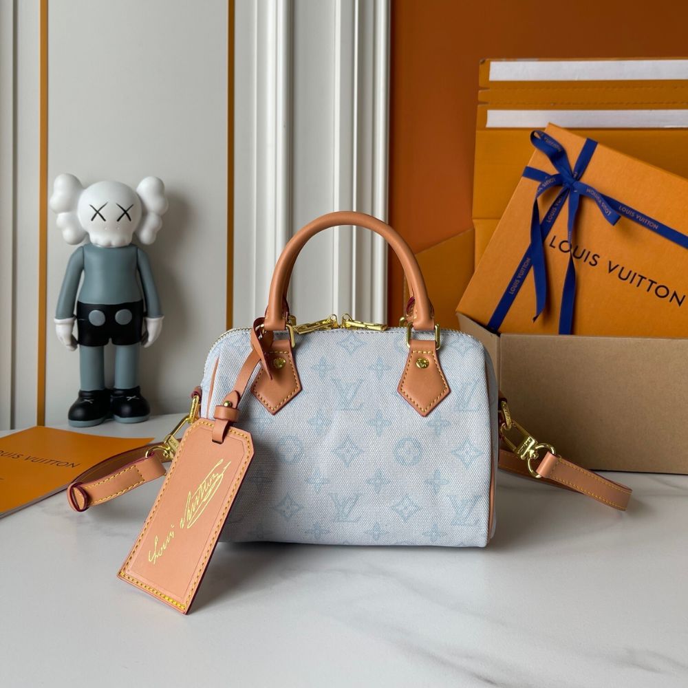 Louis Vuitton Speedy Bleu Courrier 20Cm - Image 2