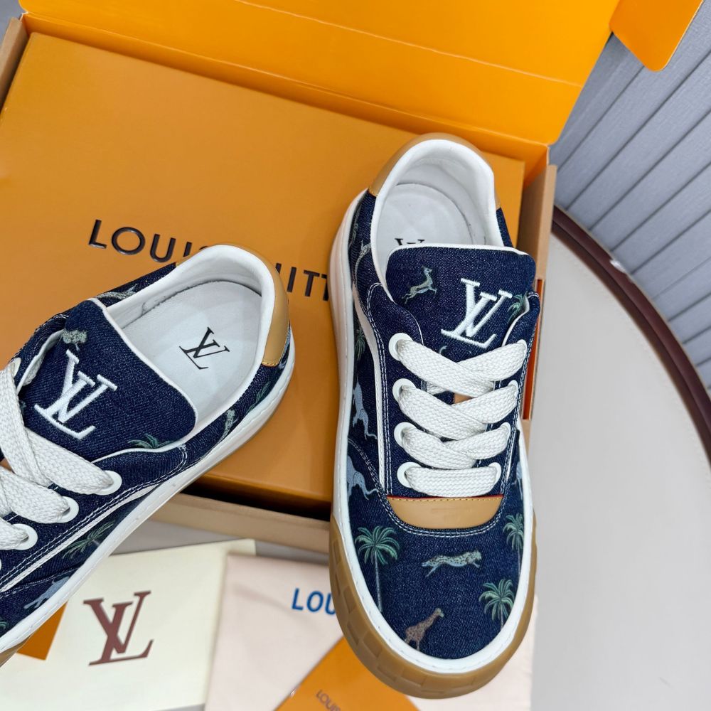 Louis Vuitton LV The Darjeeling Limited LV Tilted Sneaker Blue 1AJTLH - Image 6