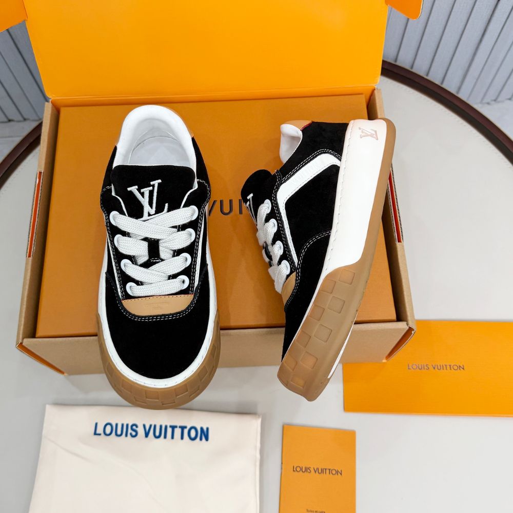 Louis Vuitton LV Tilted Sneaker Black 1AJ734 - Image 4