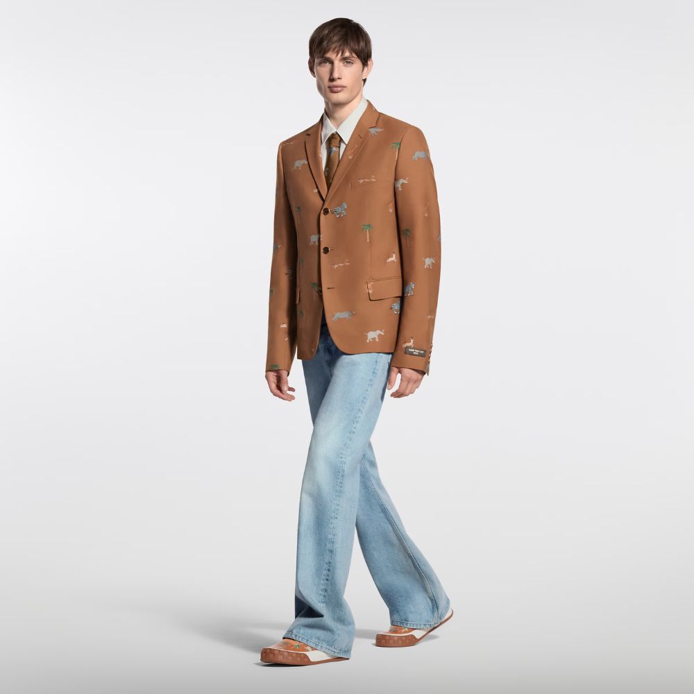 Louis Vuitton LV The Darjeeling Limited LV Tilted Sneaker Cognac Brown 1AJTKS - Image 6