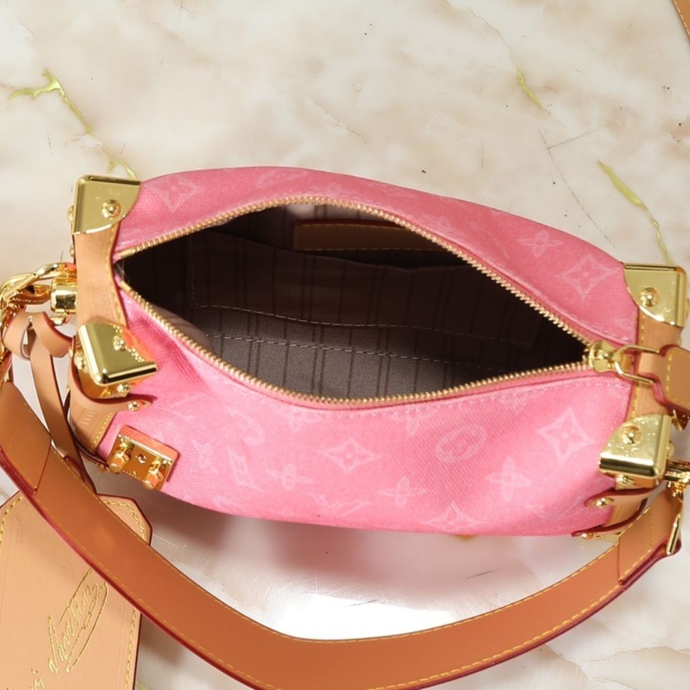 Louis Vuitton Side Trunk MM Rose Ribbon Pink 23Cm - Image 4