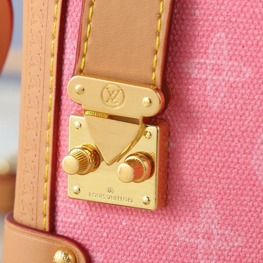 Louis Vuitton Side Trunk MM Rose Ribbon Pink 23Cm - Image 7