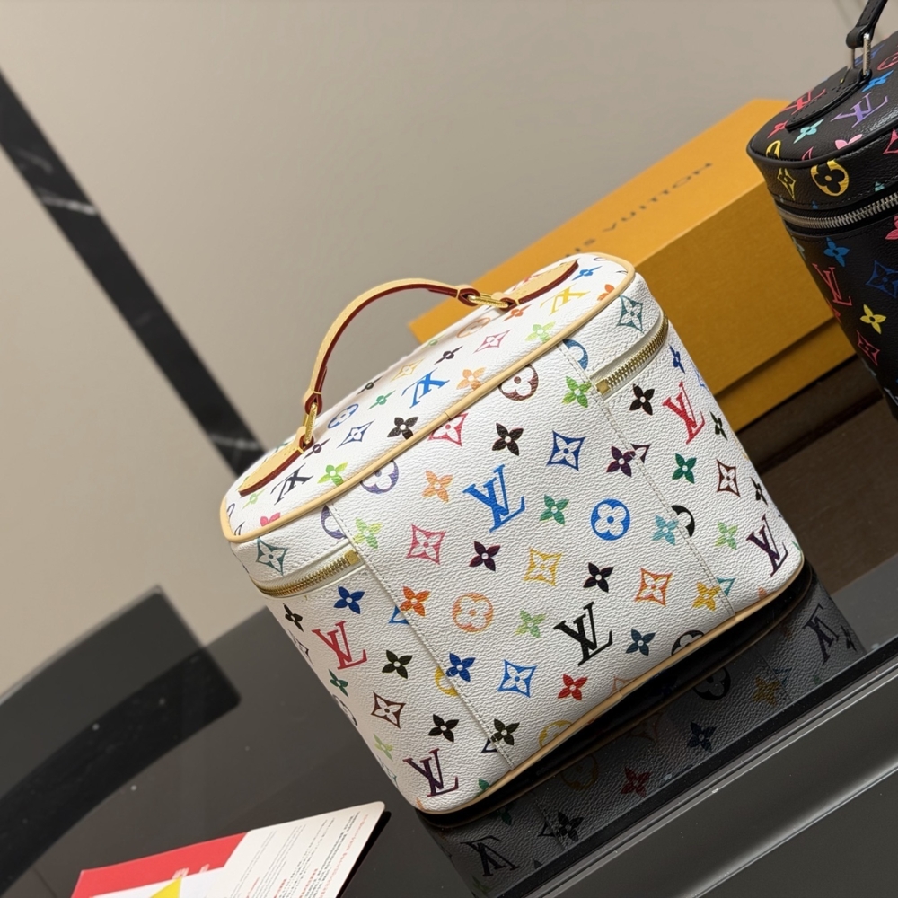 Louis Vuitton X Takashi Murakami Nice BB Multicolored White 24Cm M28340 - Image 3