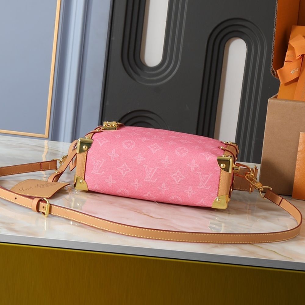 Louis Vuitton Side Trunk MM Rose Ribbon Pink 23Cm - Image 8