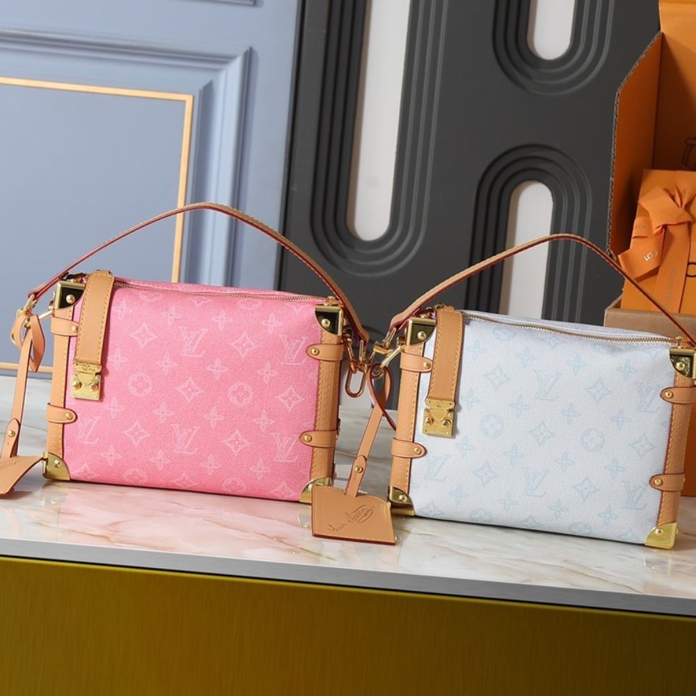 Louis Vuitton Side Trunk MM Rose Ribbon Pink 23Cm - Image 10