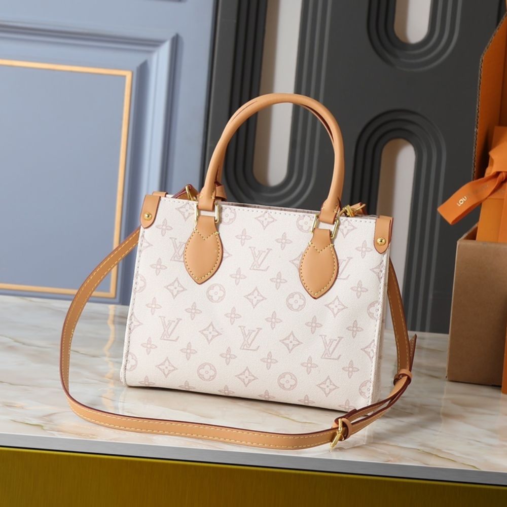 Louis Vuitton Onthego PM Monogram Origine White 25Cm - Image 3
