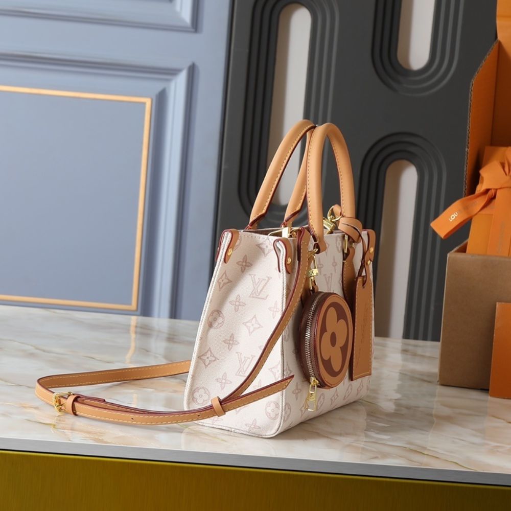 Louis Vuitton Onthego PM Monogram Origine White 25Cm - Image 4