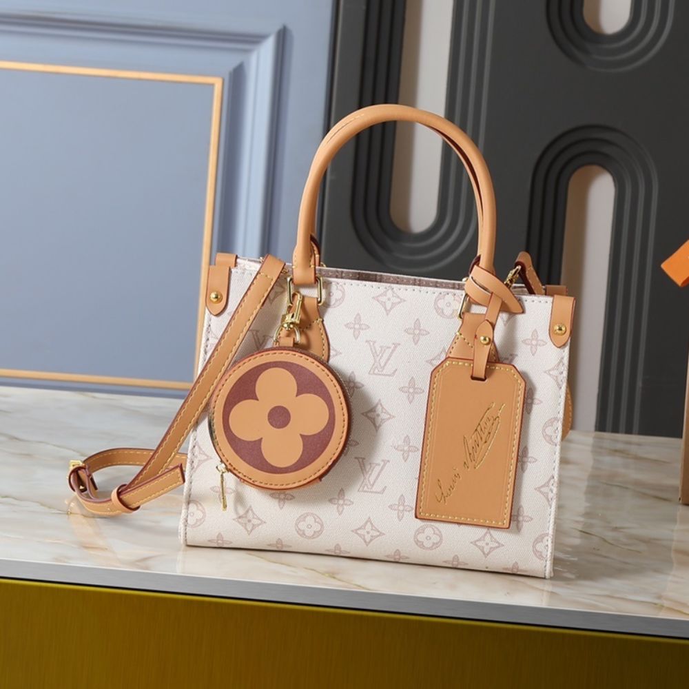 Louis Vuitton Onthego PM Monogram Origine White 25Cm - Image 2