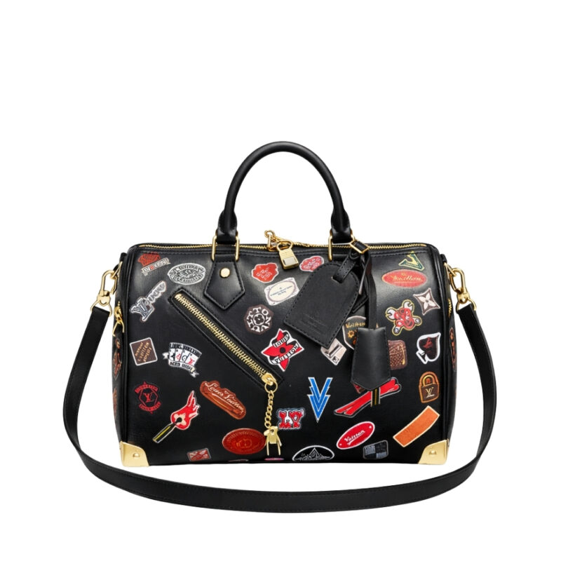 Louis Vuitton Speedy Soft 30 Pillow Bag Black 30Cm M26079