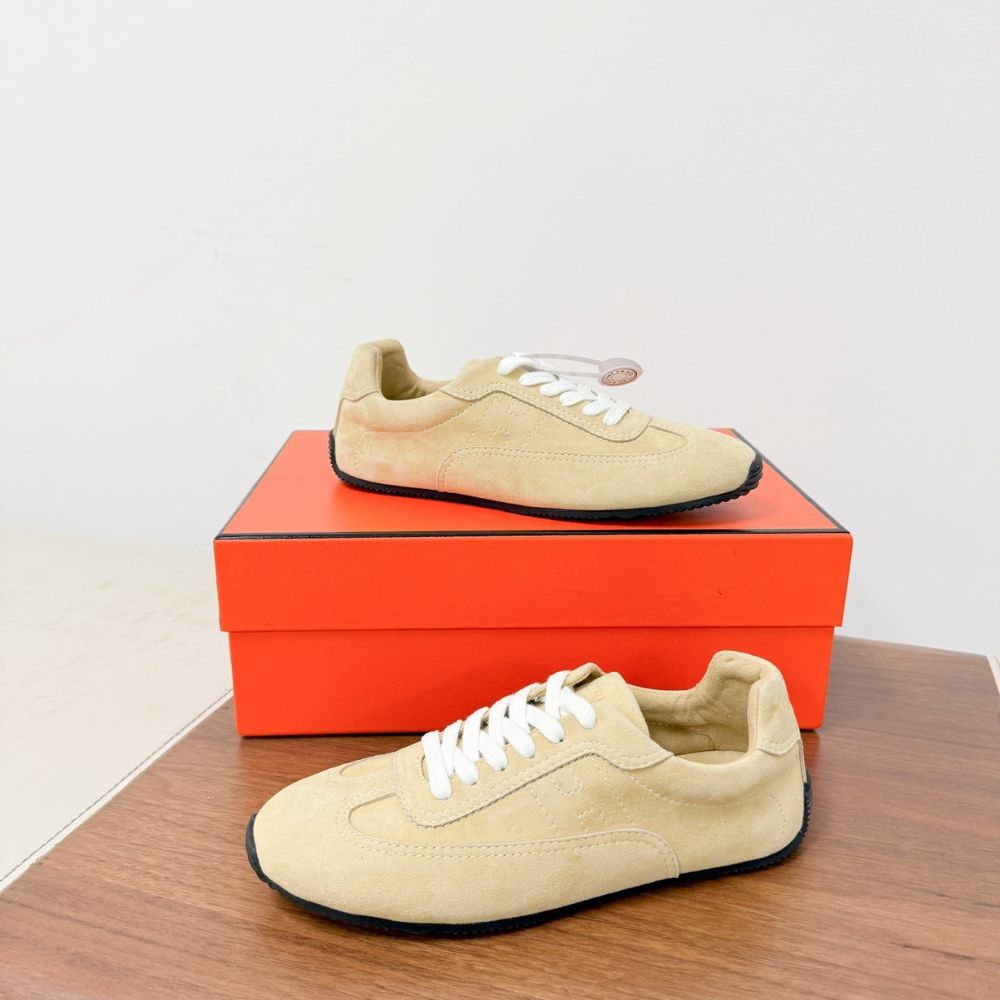 Hermes Master Sneaker Beige Albâtre H261010Z VD340 - Image 5