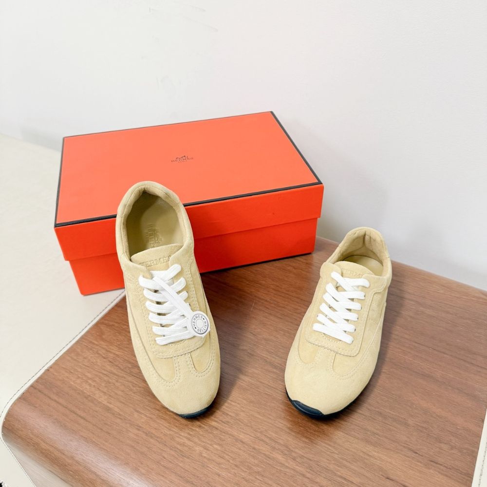 Hermes Master Sneaker Beige Albâtre H261010Z VD340 - Image 2