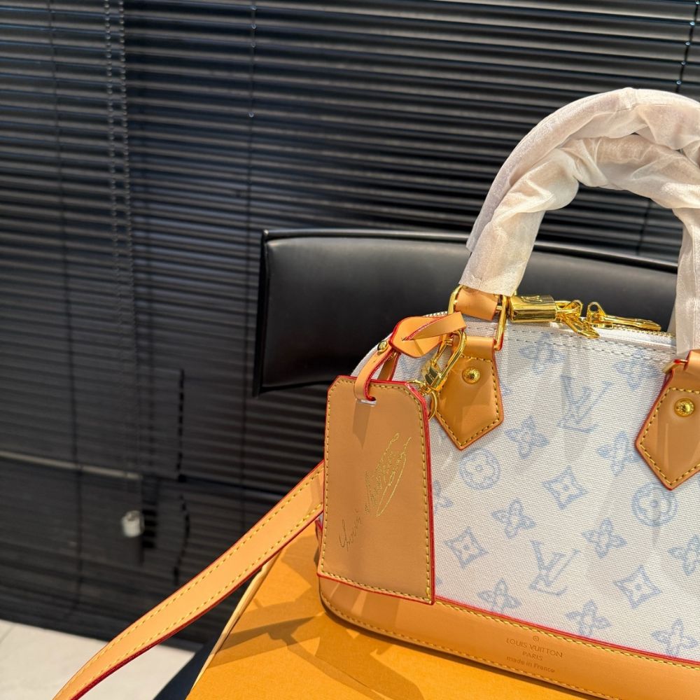 Louis Vuitton Alma BB Monogram Origine Bleu Courrier 24Cm M27526 - Image 3