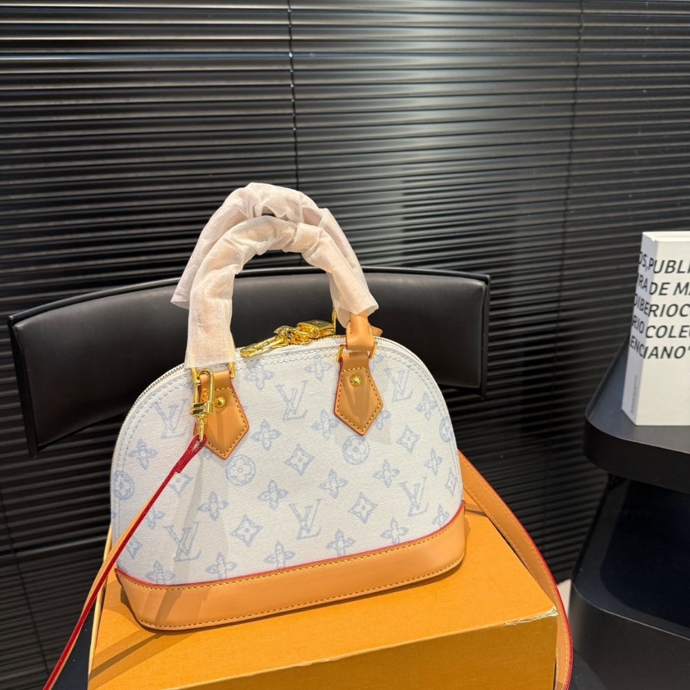 Louis Vuitton Alma BB Monogram Origine Bleu Courrier 24Cm M27526 - Image 5