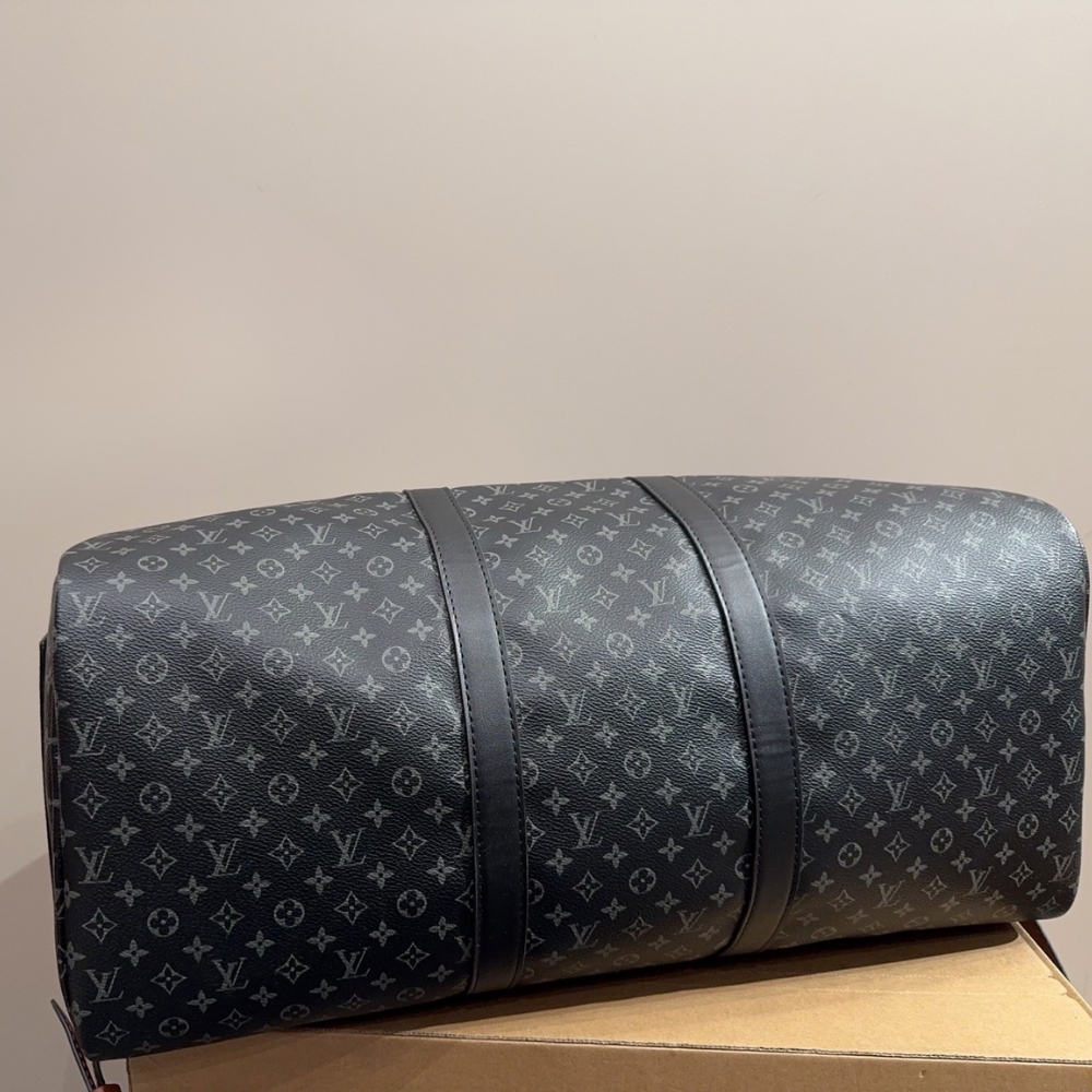 Louis Vuitton Keepall Bandoulière 50 Monogram Canvas Black 50Cm - Image 6